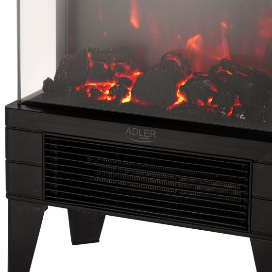 Elektrische haard met verwarming