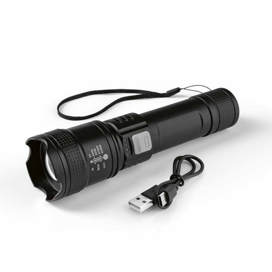 LED-zaklamp op accu 