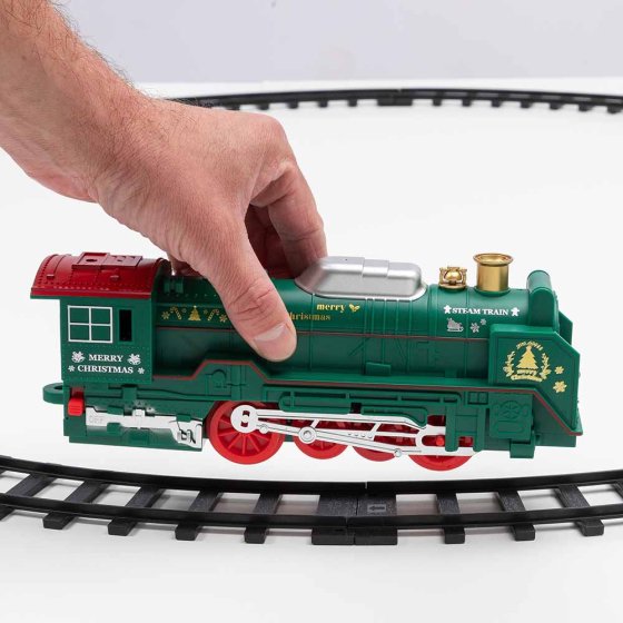 Elektronische kersttrein met rook 