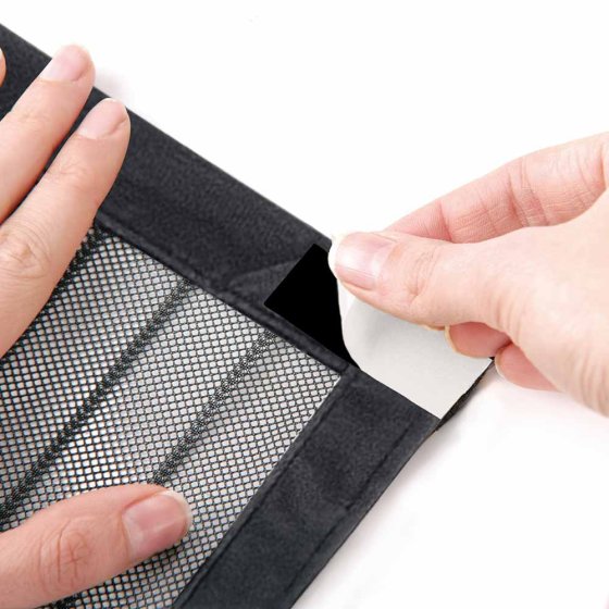 Insectenhor met magneetsluiting, zwart 