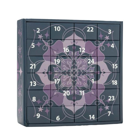 Adventskalender met mini-geurkaarsjes 