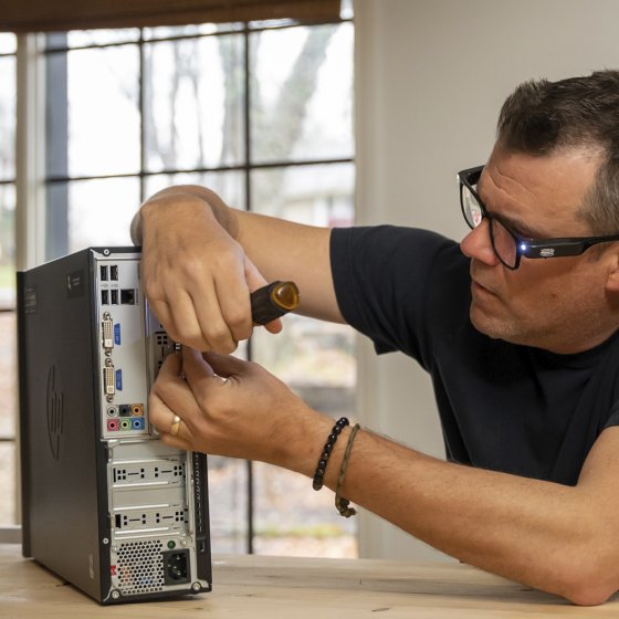 Autofocusbril met verlichting 