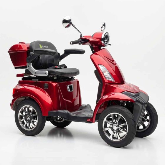 E-Mobil MAXXI, 4 wielen, loodaccu Rood