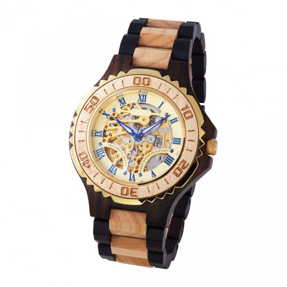 Houten automatisch horloge