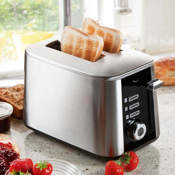 Edelstalen turbo-toaster 