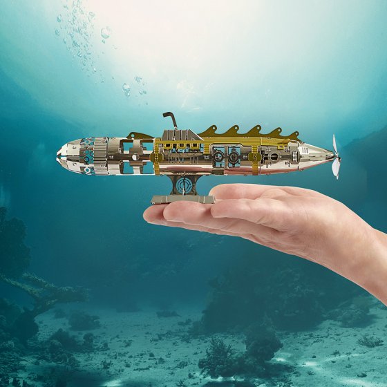 Metalen model Nautilus onderzeeër 