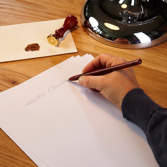 Inktloze metalen pen Sandelhout 