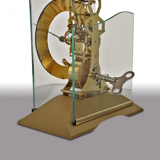 Mechanische tafelklok met bel 