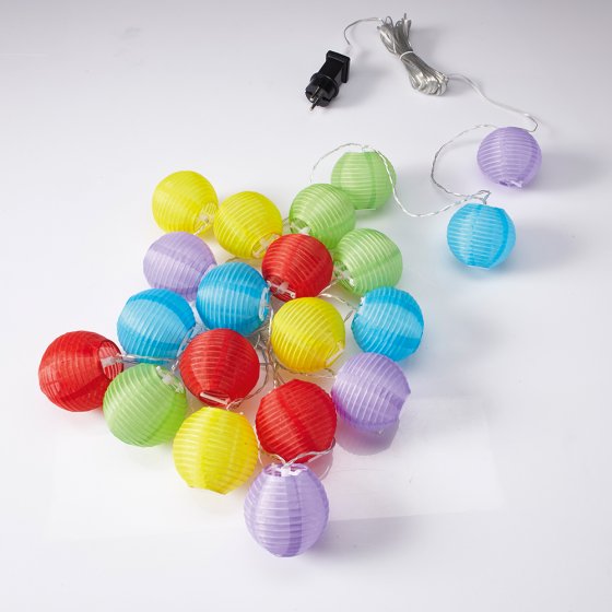 Zomers lichtsnoer 20 lampions 