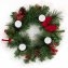 Kerstkrans met 4 led-kaarsen - 5