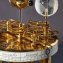 Astrolabium messing/mahonie - 5