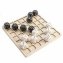 Houten spel "Dobbelstenen-dames" - 5