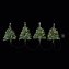 Lichtgevend kerstboomkwartet - 5