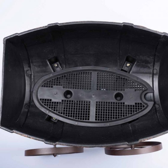 Plantenschotel op wieltjes 