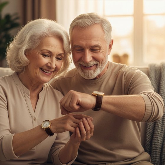 Uw cadeau: set partnerhorloges 