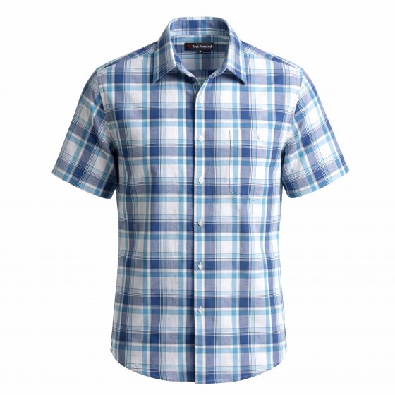 Gemakkelijk te onderhouden geruit overhemd 