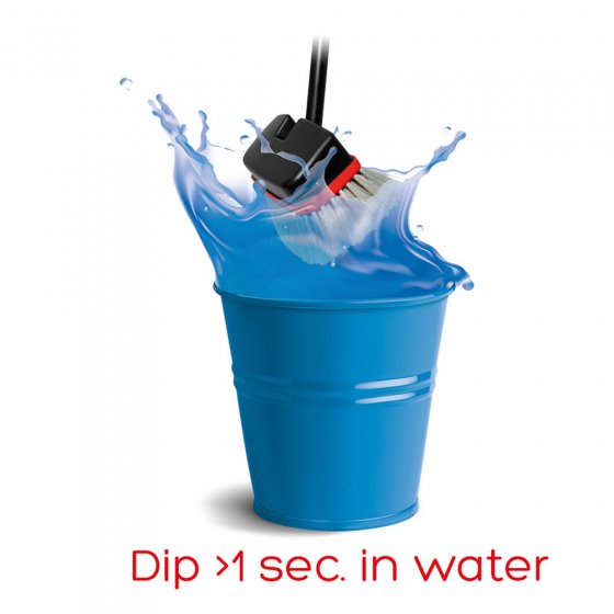 Telescoopborstel met waterreservoir