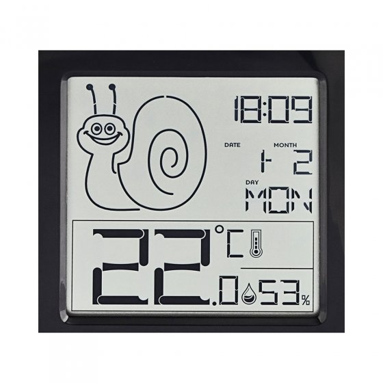 Thermo-/hygrometer-klok 'Comfort" 