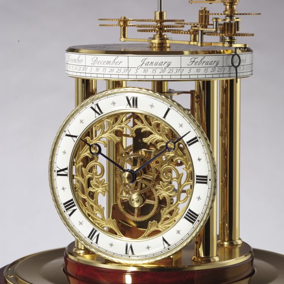 Astrolabium messing/mahonie