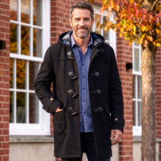 Wollen duffelcoat 