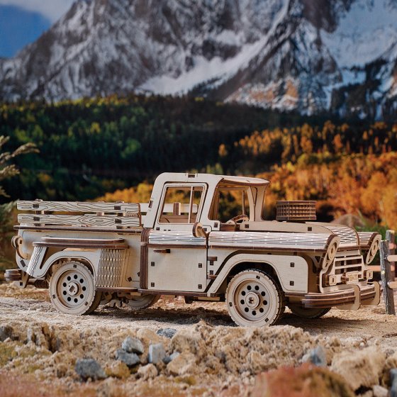 Houten model-pick-up 