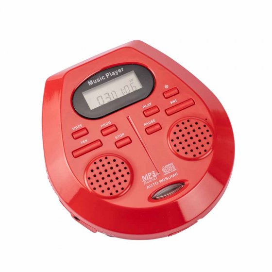 Draagbare cd-speler met stereoluidsprekers 