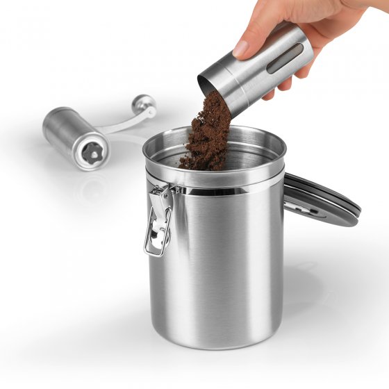 Roestvrijstalen koffiebus 