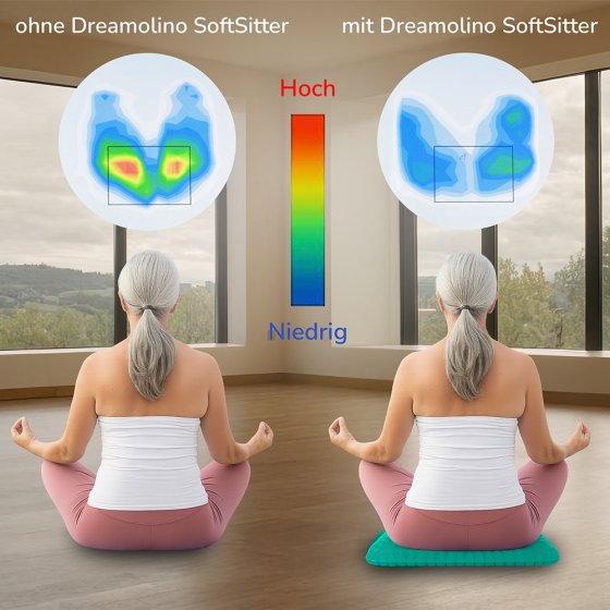 Zitkussen met honingraatstructuur