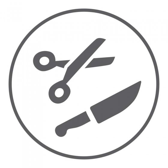 3-in-1 messenslijper