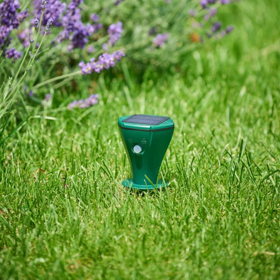 Zonne-energie afweermiddel tegen woelmuizen 