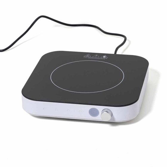 Inductiekookplaat met grillplaat 