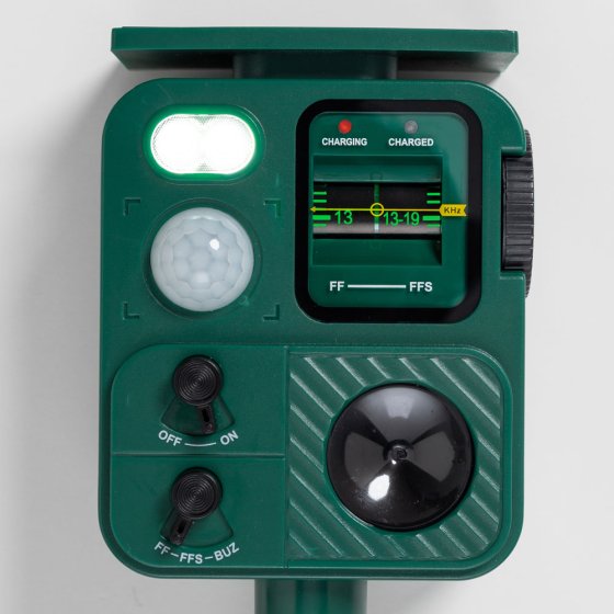 Ultraflexibele zonne-energie-dierverjager 