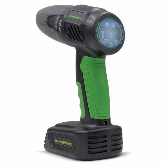 2-in-1 accustofzuiger & compressor 