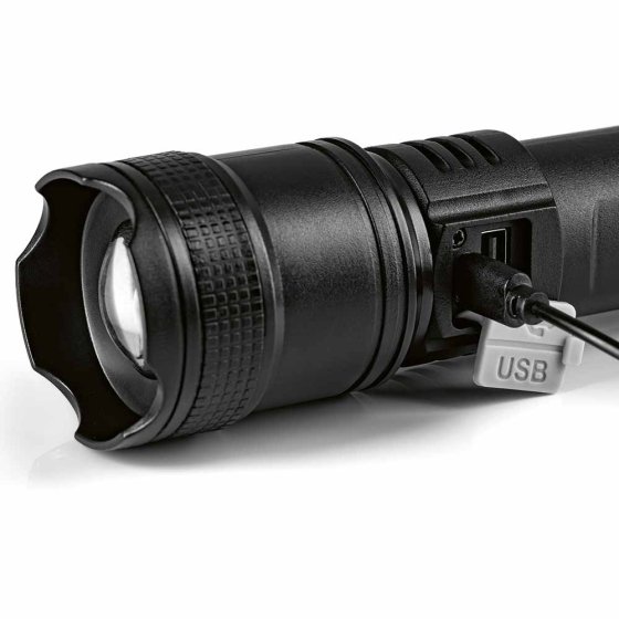 LED-zaklamp op accu 