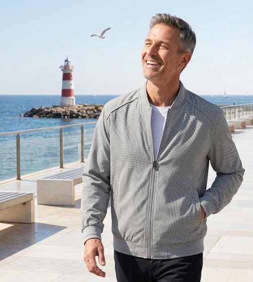 Lichte zomerblouson 