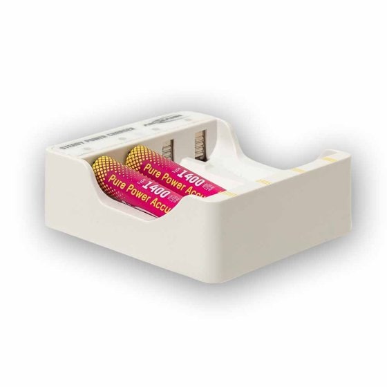 Pure Power-batterijen 4xAAA met oplaadmodule 