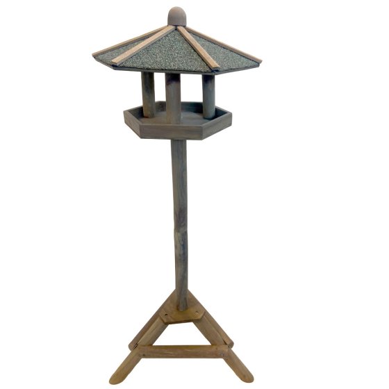 Vogelvoederhuisje op voet 