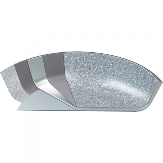 Keramische kook- en braadset in graniet-design 7-dlg. set