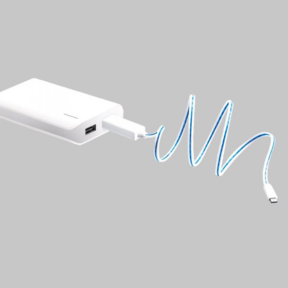 Verlichte USB-/micro-USB-kabel 