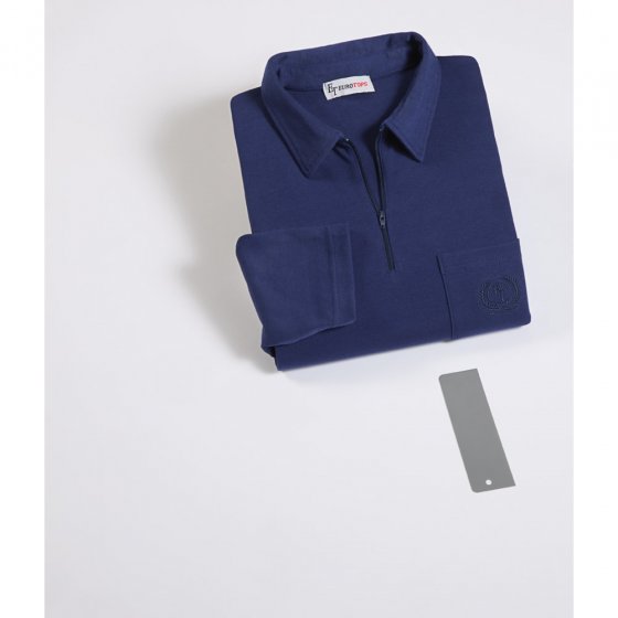 Poloshirt met lange mouw in set van 2 