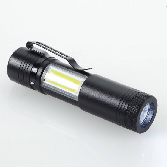 Uw cadeau: led-zaklamp met COB-licht