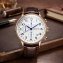 Herenchronograaf met leren band - 6