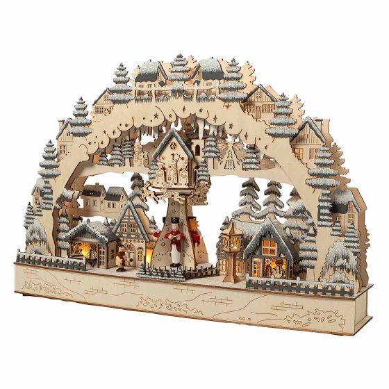 Groot landschap met kaarsenbogen 