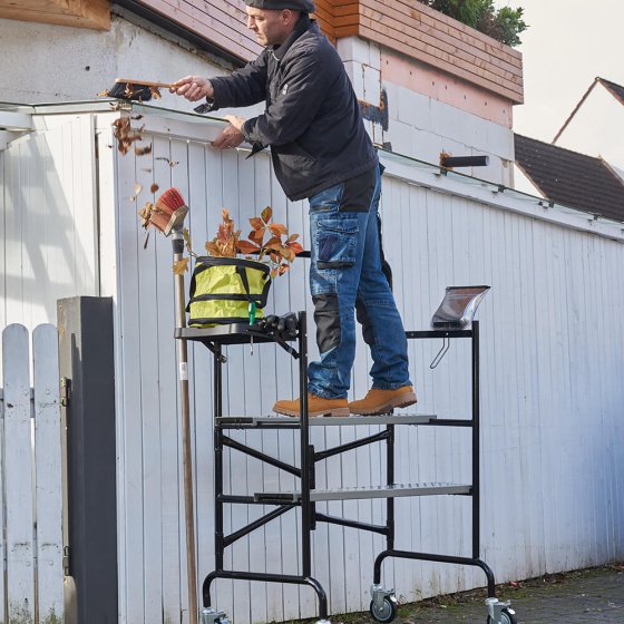 Verrijdbare steiger met plateau 