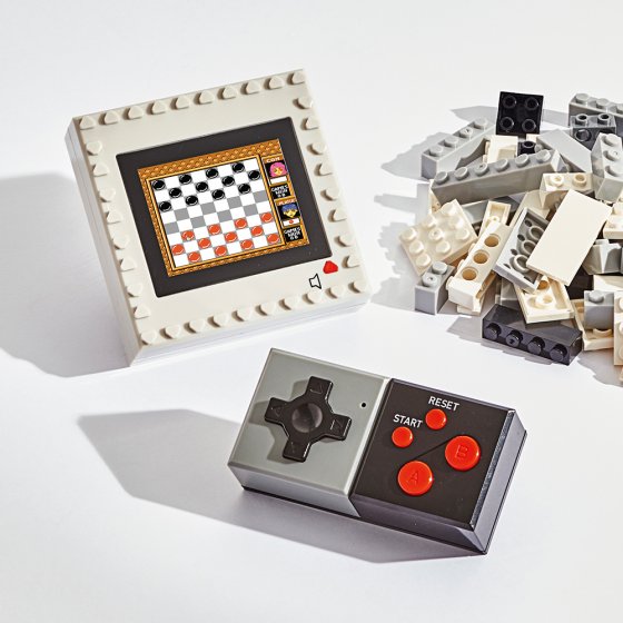 Retro-spelletjesconsole met modules
