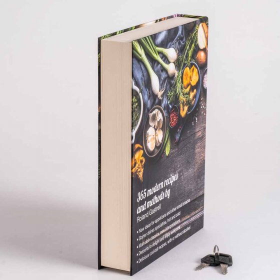 Boekkluis met echt papier 'Kookboek' XXL 