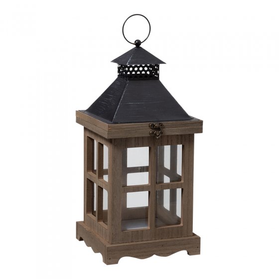 Set van 2 houten lantaarns  
