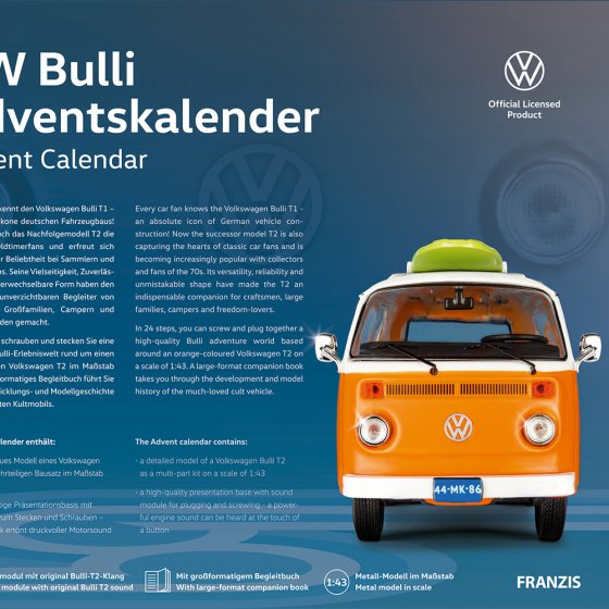 Adventskalender VW Bulli