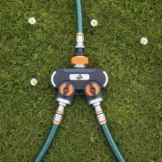 Waterkraanverdeler 2-voudig 