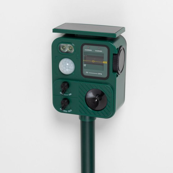 Ultraflexibele zonne-energie-dierverjager 